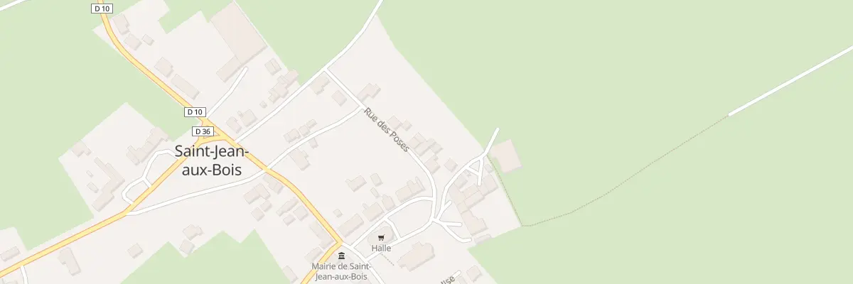 Plan du 3B Rue des Poses à Saint-Jean-aux-Bois