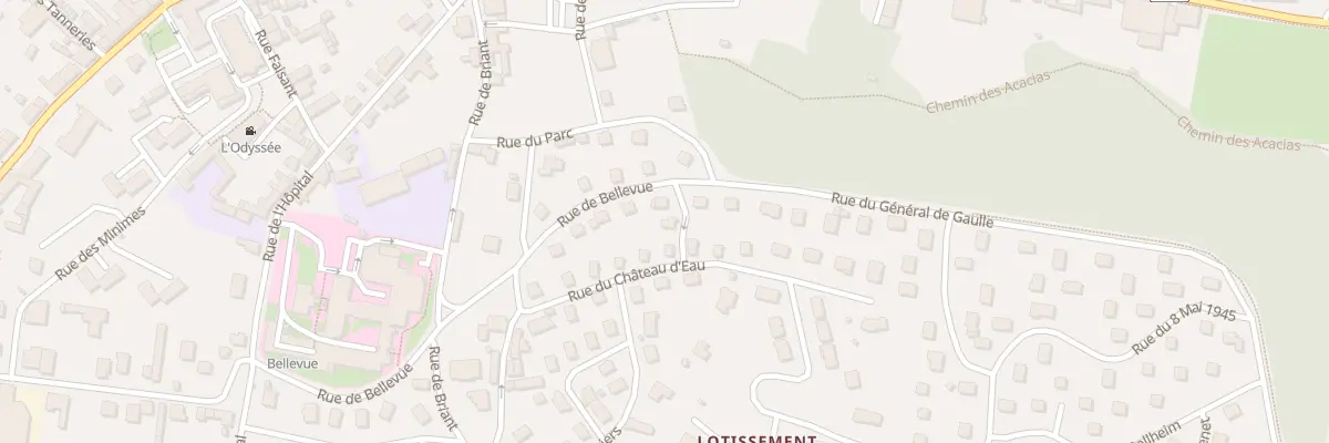 Plan du 2 Rue des Charmilles à La Clayette