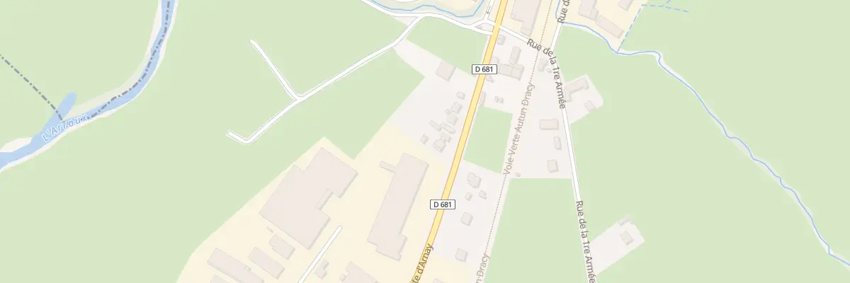 Plan du 85 Rte d’Arnay à Autun