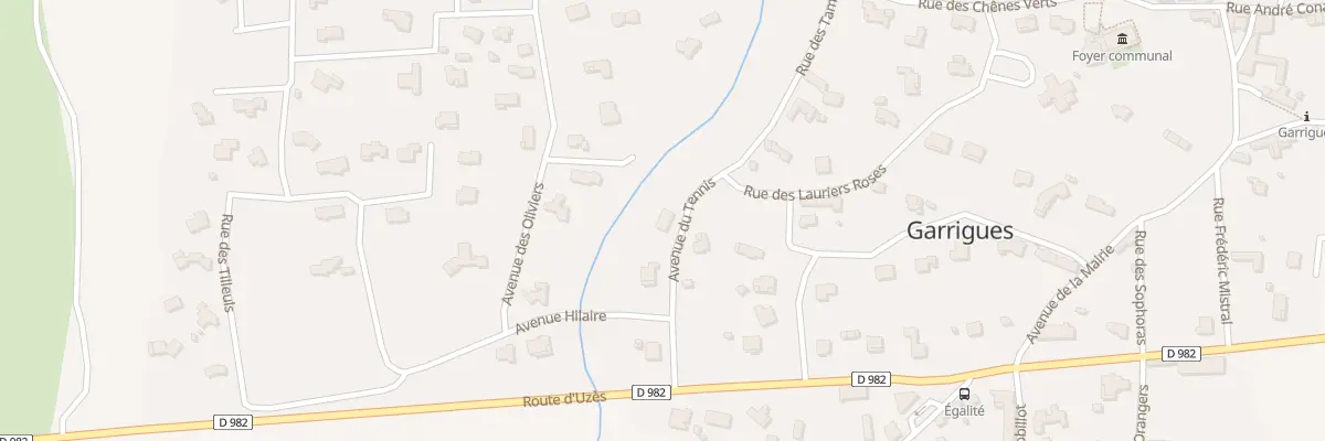 Plan du 5123 Av du Tennis à Garrigues-Sainte-Eulalie