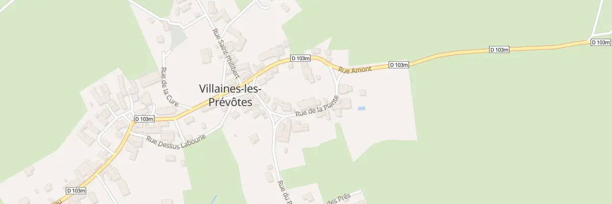 Plan du 3 Rue de la Plante à Villaines-les-Prévôtes