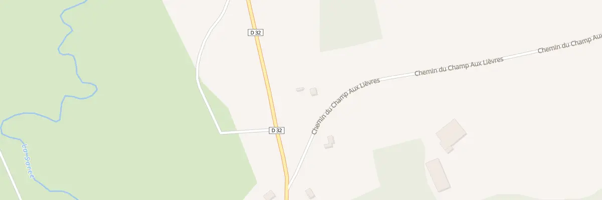 Plan du 1 Che du Champ aux Lièvres à Jully-sur-Sarce