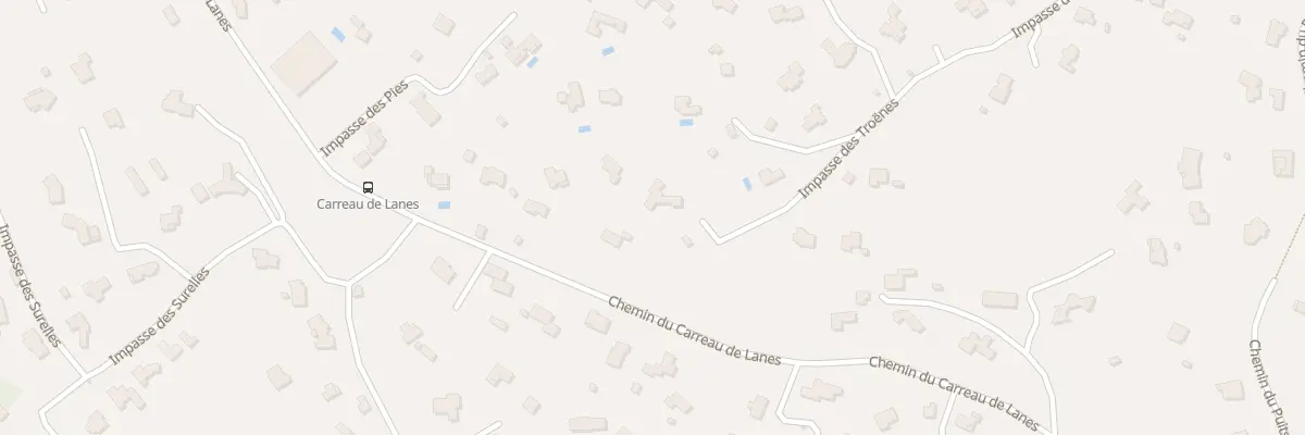 Plan du 1210 Che du Carreau de Lanes à Nîmes