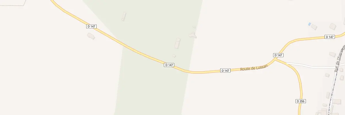 Plan du 2600 Rte de Lussan à Bouquet