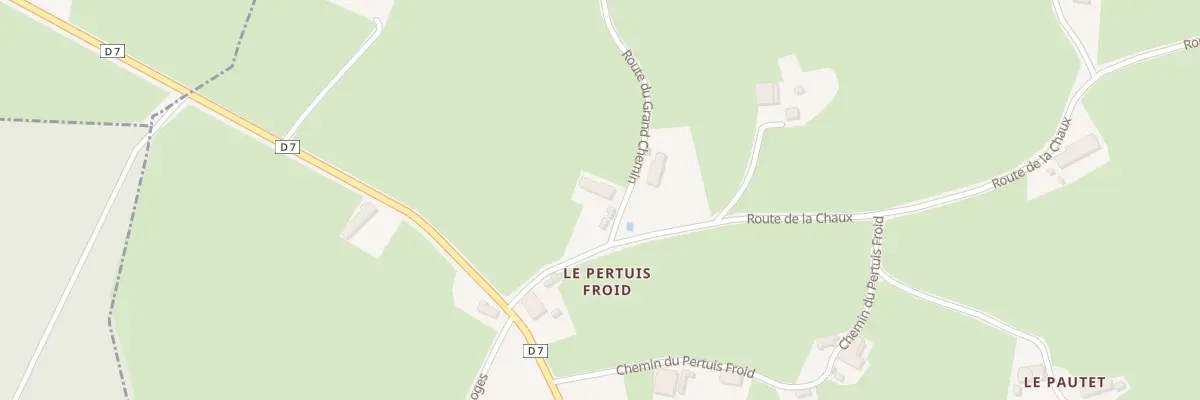 Plan du 69 Rte de la Chaux à Martigny-le-Comte