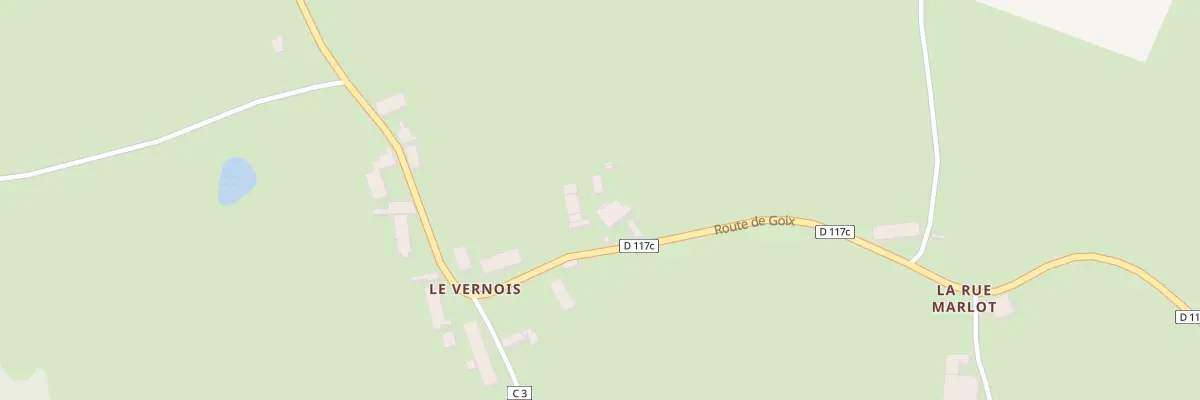 Plan du 5171 Le Vernois à Thoisy-la-Berchère