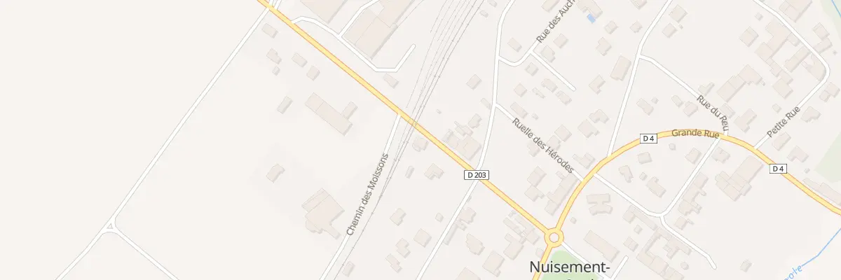 Plan du 5B All du Château à Nuisement-sur-Coole