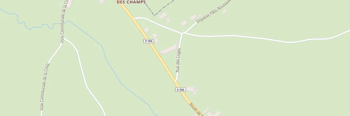 Plan du 1 Rue des Loges à Liernais