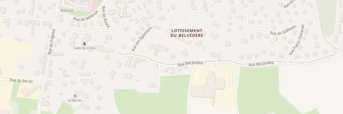 Plan du 1B Rue des Jardins à La Clayette