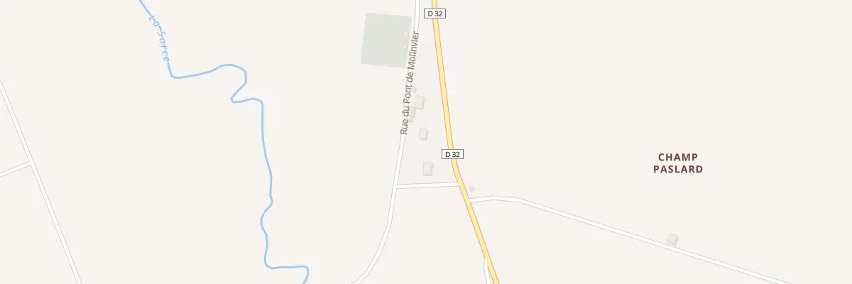 Plan du 1 Rue du Pont de Molinvier à Virey-sous-Bar