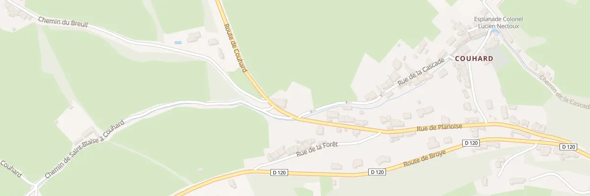 Plan du 1 Rue de Planoise à Autun