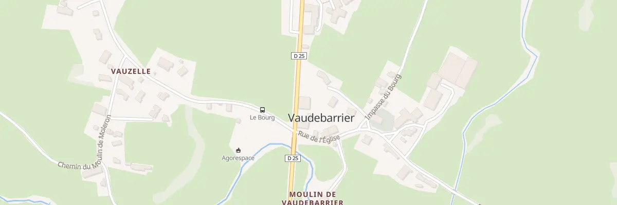 Plan du 5014 Vaudebarrier à Vaudebarrier