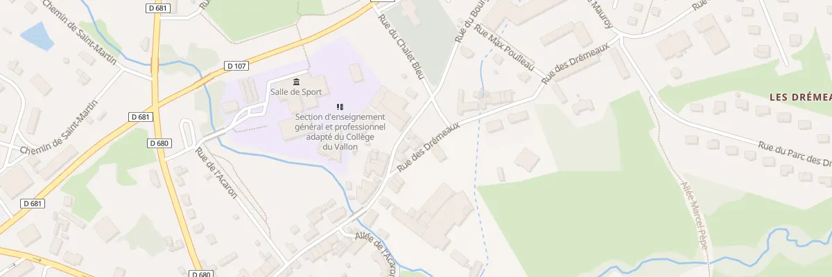 Plan du 9 Rue des Dremeaux à Autun