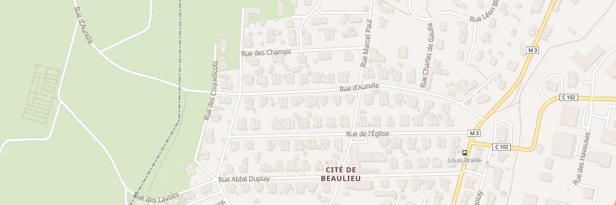 Plan du 39 Rue d’Aurelle à Roche-la-Molière
