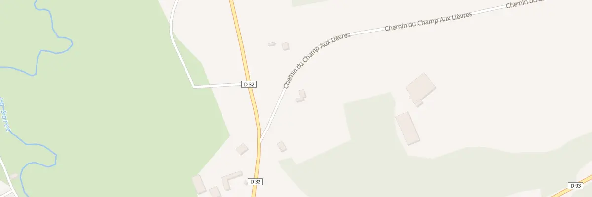 Plan du 4 Che du Champ aux Lièvres à Jully-sur-Sarce