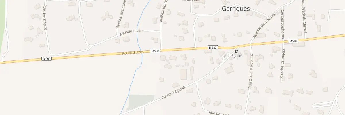 Plan du 5136 Av de la République à Garrigues-Sainte-Eulalie