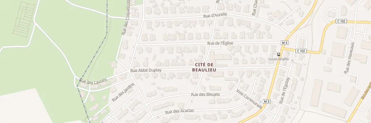 Plan du 32 Rue Abbe Duplay à Roche-la-Molière