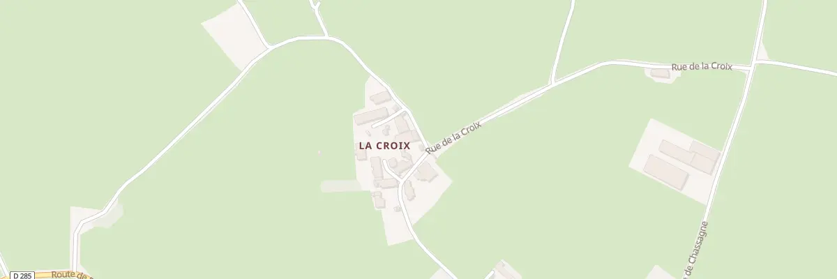 Plan du 197 Rue de la Croix à Ouroux-sous-le-Bois-Sainte-Marie