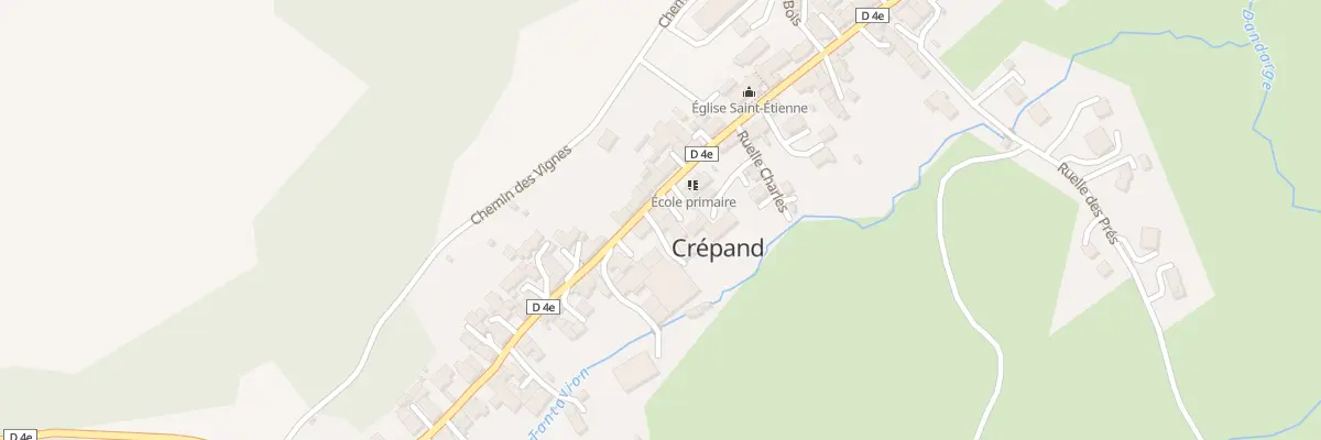 Plan du 5 Rue Garibaldi à Crépand
