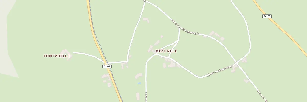 Plan du 642 Che des Places à Montchal