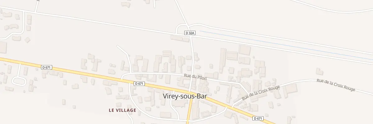 Plan du 30 Rue Jean Moulin à Virey-sous-Bar