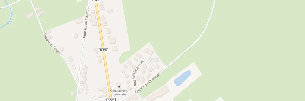 Plan du 11 Rue des Genevriers à Précy-sous-Thil