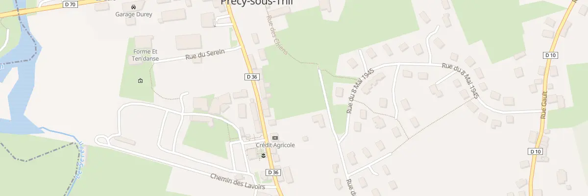 Plan du 16 Rue de l’Hotel de Ville à Précy-sous-Thil