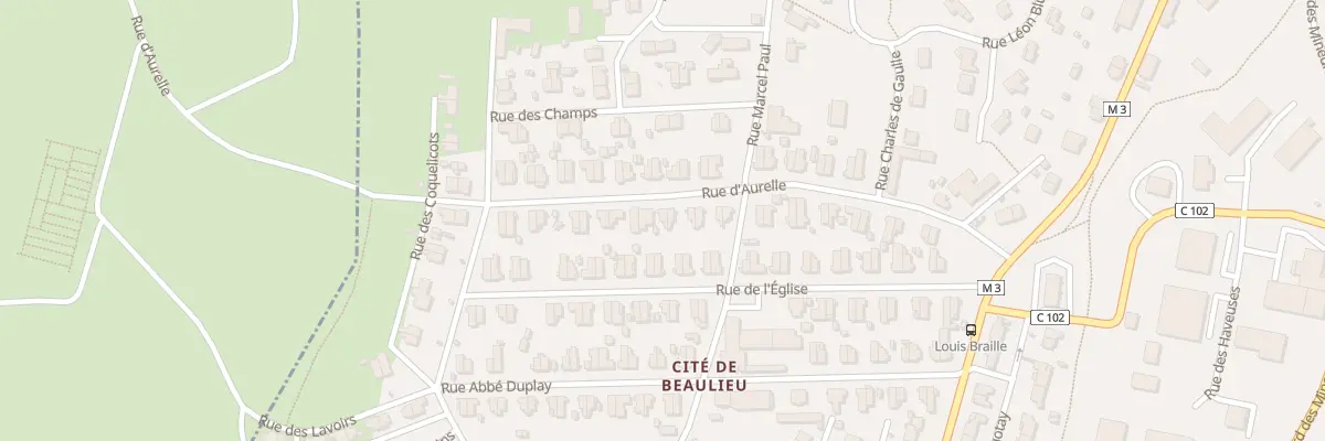 Plan du 35 Rue d’Aurelle à Roche-la-Molière