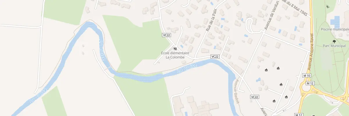Plan du 5643 Av de la Coise à Saint-Galmier
