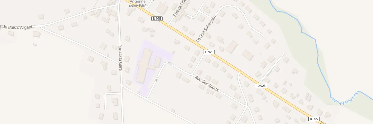 Plan du 6 Rue des Sports à Neuflize