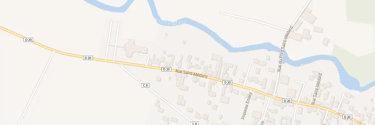 Plan du 62 Rue Saint Medard à Pontfaverger-Moronvilliers