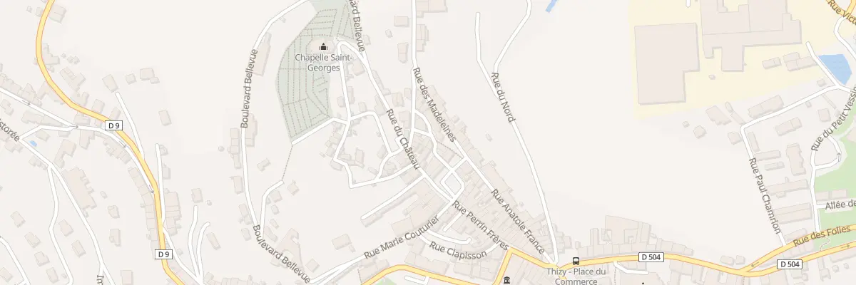 Plan du 9 Rue des Grands Hommes à Thizy-les-Bourgs