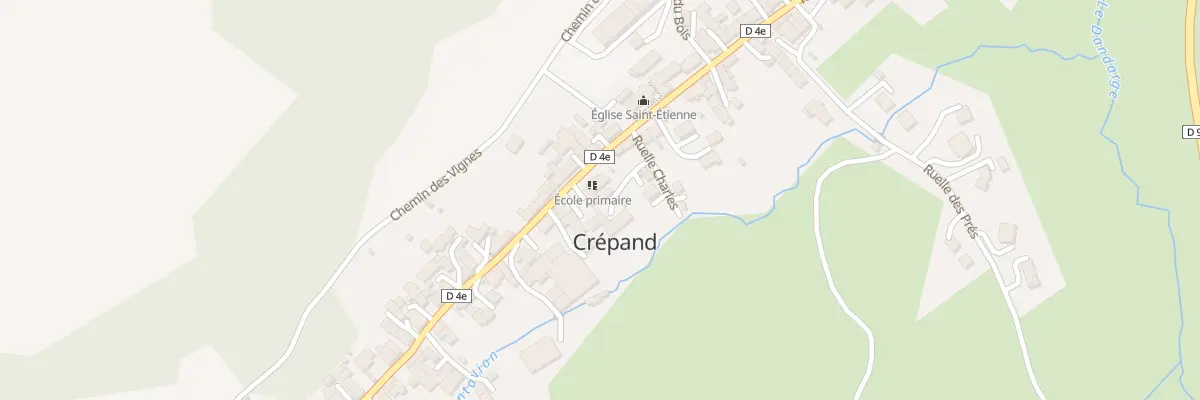 Plan du 1 Rle Charles à Crépand