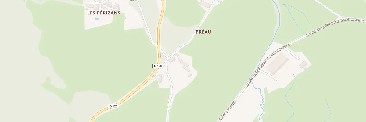 Plan du 8 Rue de Préau à Broye