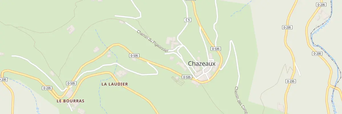 Plan du 5079 Chazeaux à Chazeaux