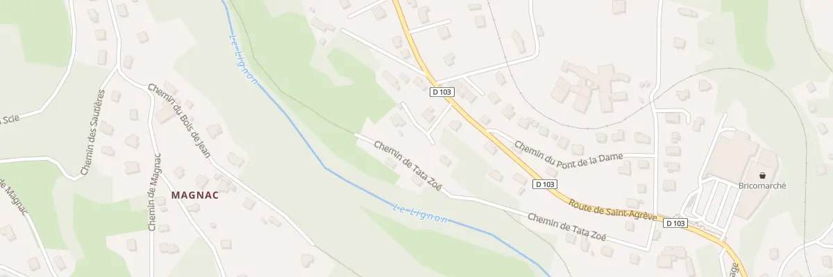 Plan de Pralong au Chambon-sur-Lignon
