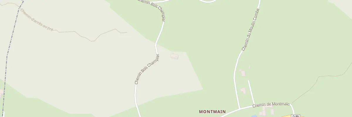 Plan du 456 Che Bois Champier à Saint-Barthélemy-Lestra