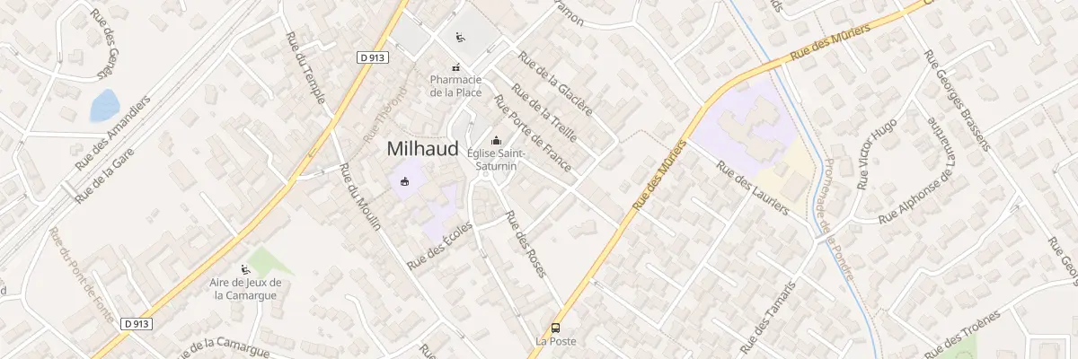 Plan du 4 Rue Folco de Baroncelli à Milhaud