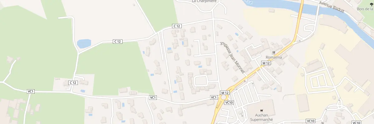 Plan du 7085 La Blanchisserie à Saint-Galmier