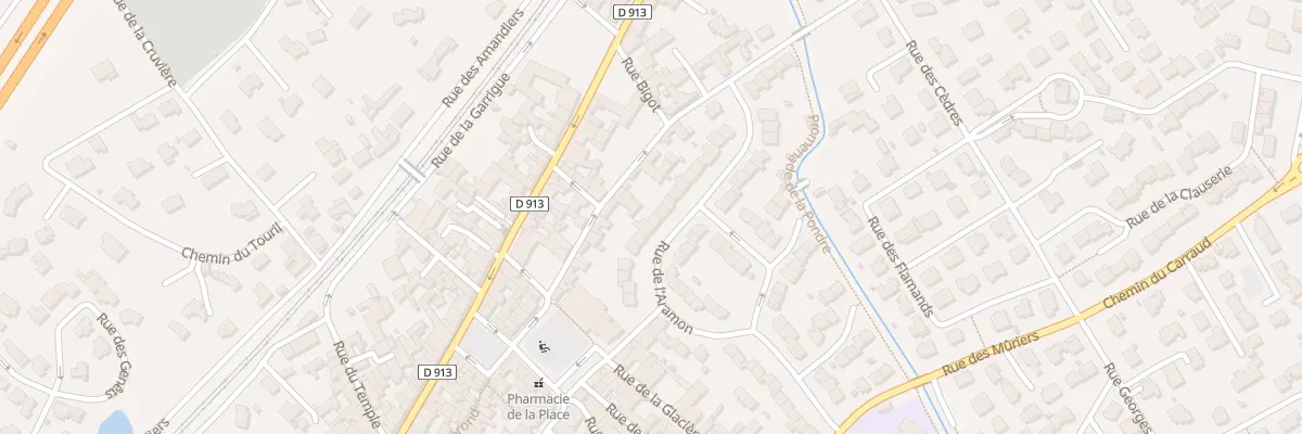 Plan du 24 Rue de l’Aramon à Milhaud
