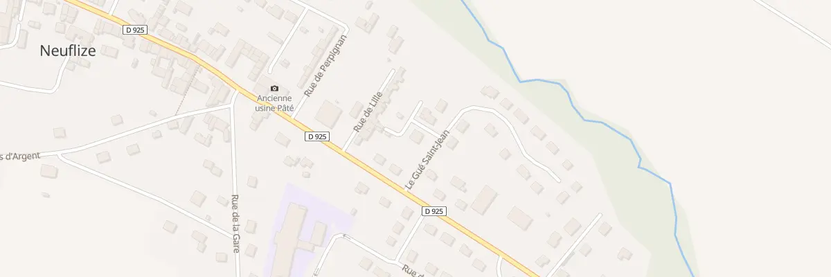 Plan du 1A Le Gue Saint Jean à Neuflize