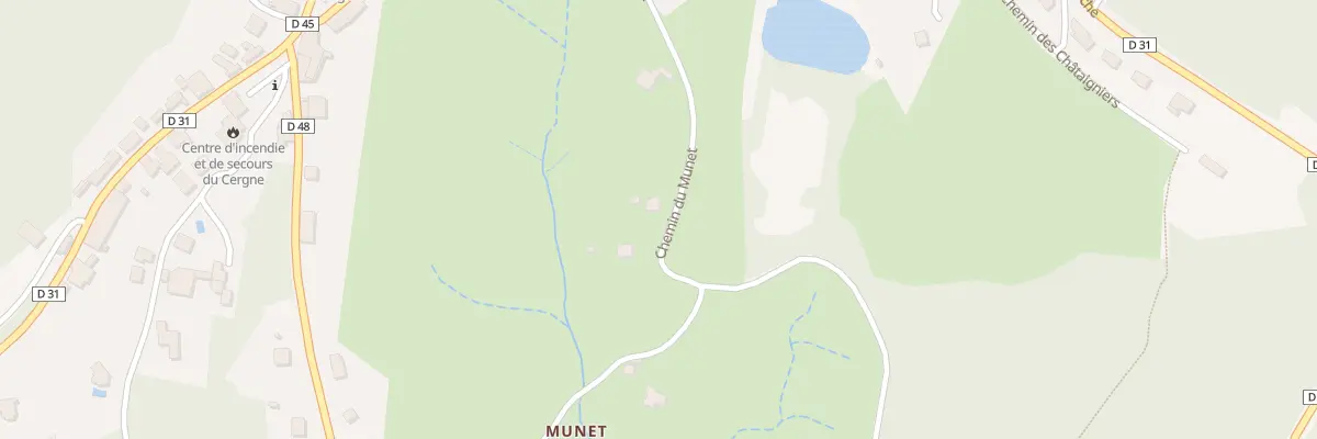 Plan du 310 Che du Munet au Cergne