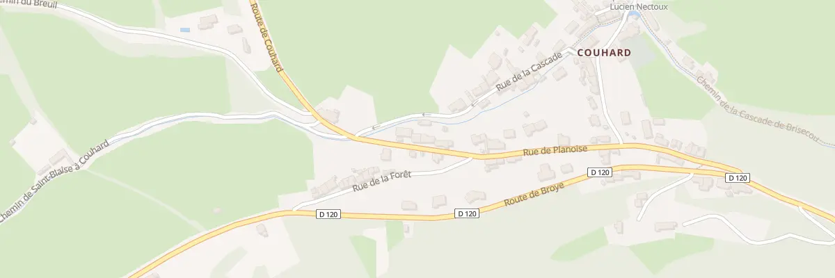 Plan du 5 Rue de Planoise à Autun