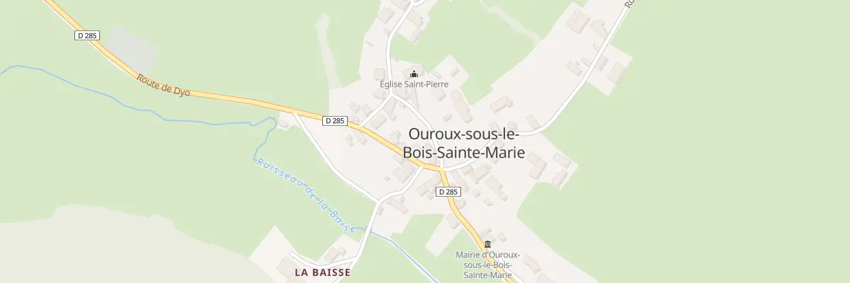 Plan du 22 Rte de Dyo à Ouroux-sous-le-Bois-Sainte-Marie