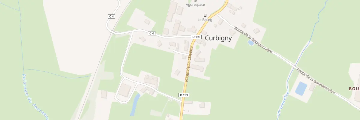 Plan du 60 Rte de la Clayette à Curbigny