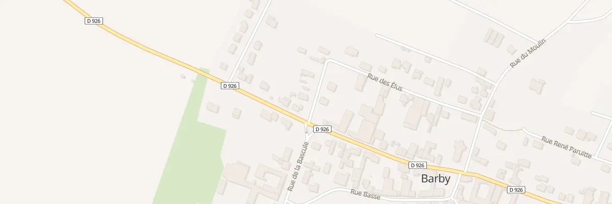 Plan du 26 Rue des Elus à Barby