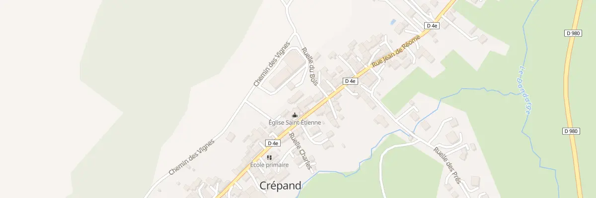 Plan du 10 Rue Jean de Réome à Crépand