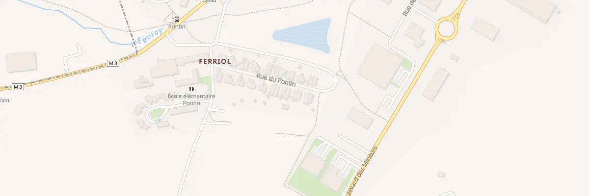 Plan du 30 Rue du Pontin à Roche-la-Molière
