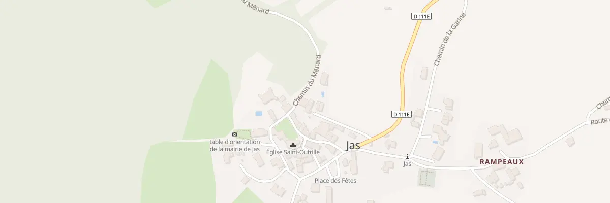 Plan du 5004 Le Bourg à Jas