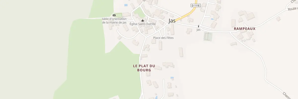 Plan du 125 Rue du Bourg à Jas
